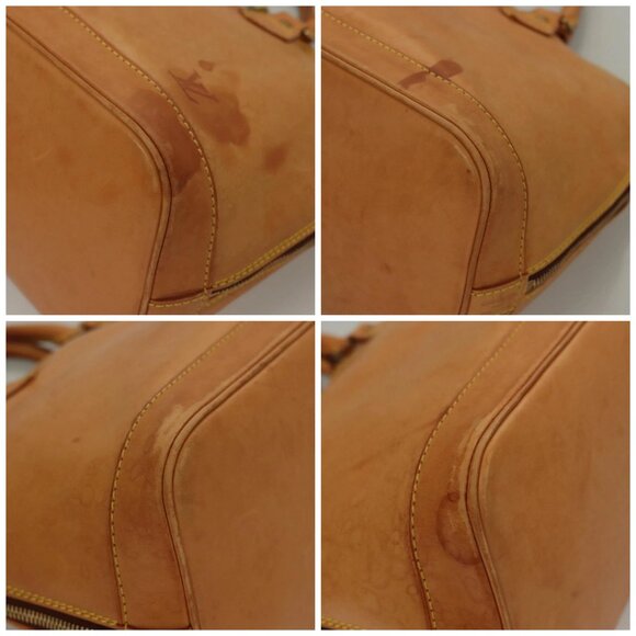 LOUIS VUITTON Nomad leather Alma Hand Bag Beige M85000 LV Auth 132230 - Picture 16 of 16